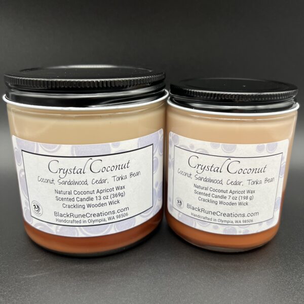 Crystal Coconut Candle