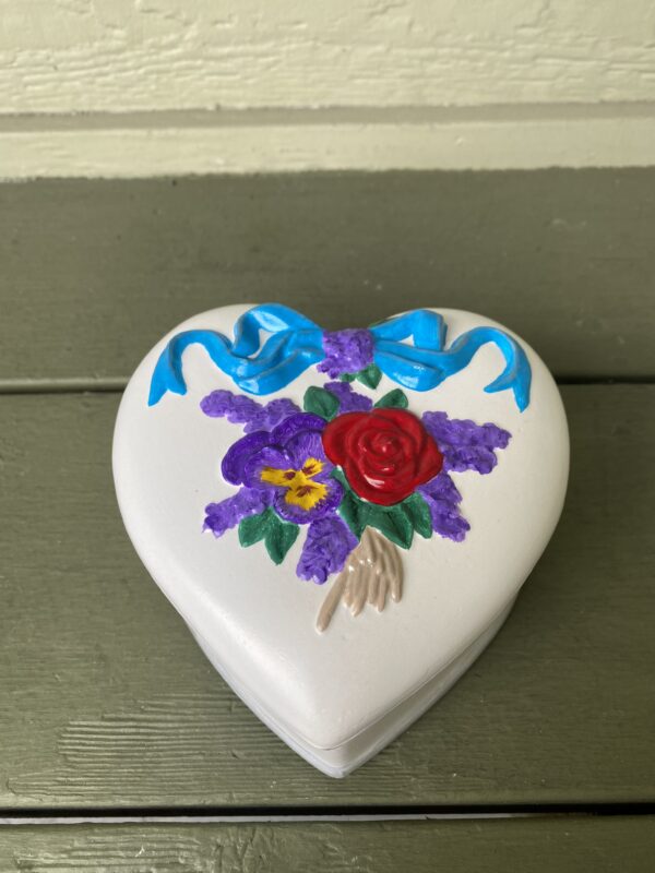 Heart and Flowers Box