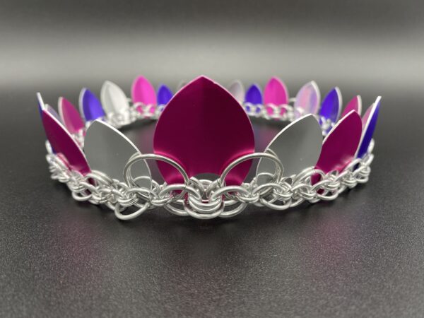Crown Pink Silver Purple