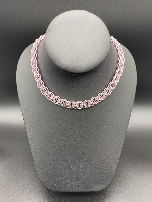 Necklaces Chain Helm Pink Silver