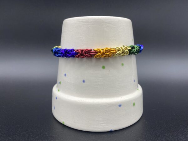 Byzantine Bracelet 18g Rainbow