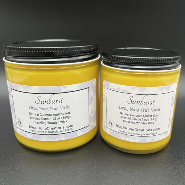 Sunburst Candle